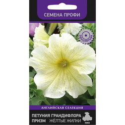 Петуния грандифлора призм Жёлтые Жилки (Семена Профи)